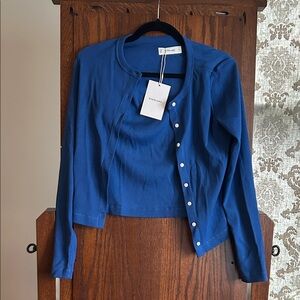 Everlane cotton cardigan. NWT. Size medium